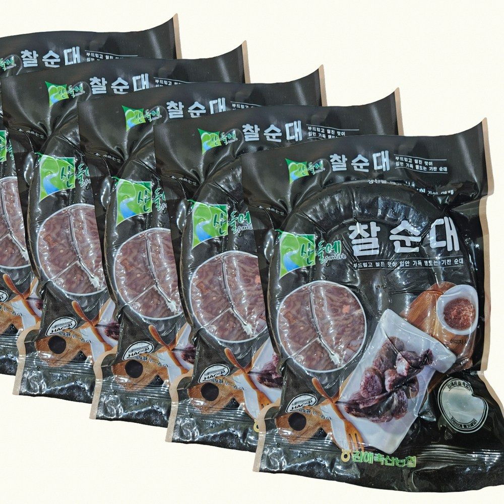 [냉장]김해축협 산들에 찰순대 1kg 24,800원