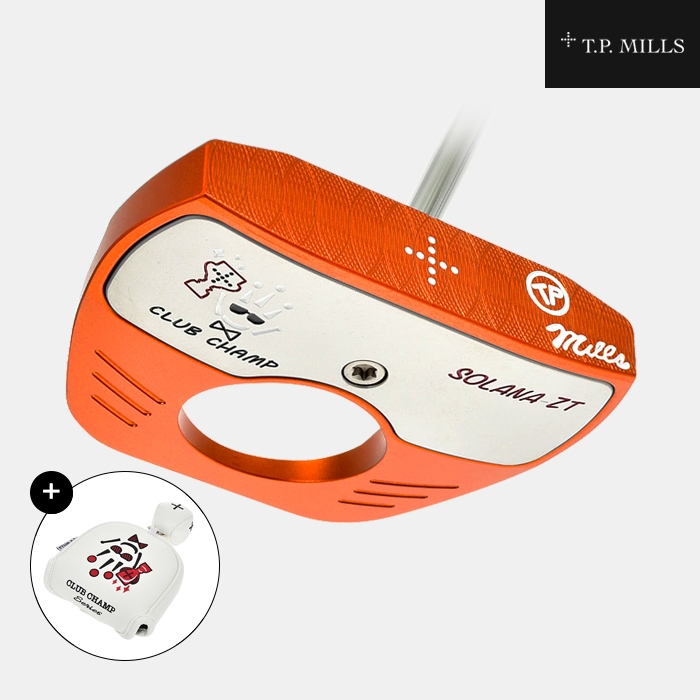 [제로토크좌타,우타 사용가능]티피밀스 클럽챔프 솔라나 ZT 퍼터[남여공용][말렛][오렌지][JUMBO GRIP] 800,000원