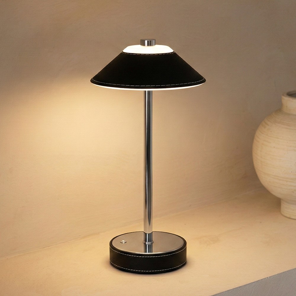 코넬 무드 무선 LED 램프 단스탠드 캠핑 랜턴 인테리어 오브제 탁상 조명 무드등, 미드나잇블랙 43,900원