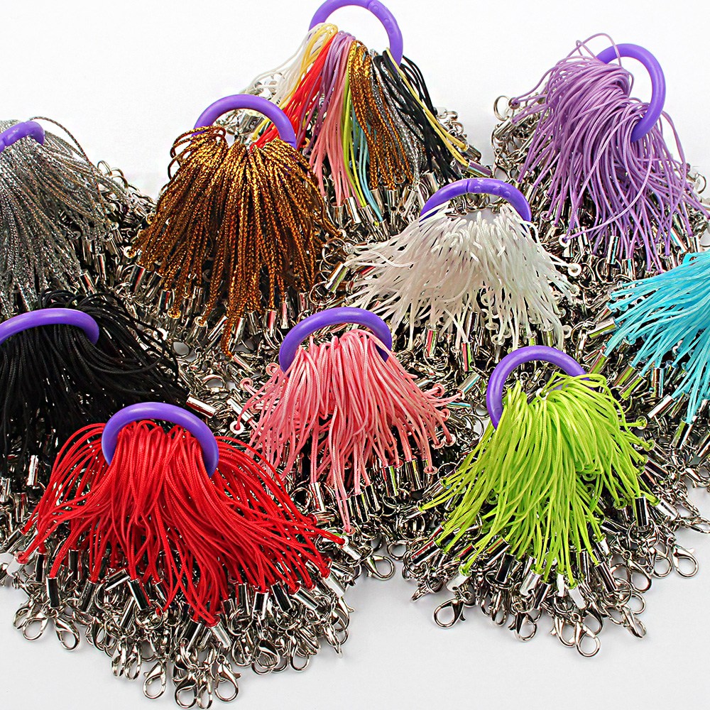 폰고리 핸드폰고리 핸드폰줄 스트랩줄-100개 3,500원