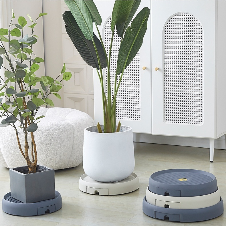 바퀴가 숨어 있는 자동 물빠짐 화분 받침대H430 10,800원