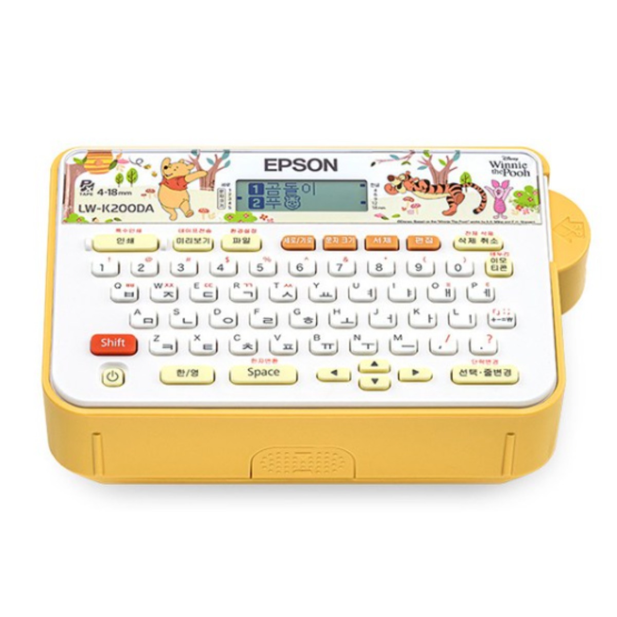 [엡손X곰돌이푸]엡손 곰돌이푸 라벨프린터 LW-K200DA 라벨기 휴대용라벨프린터 94,000원