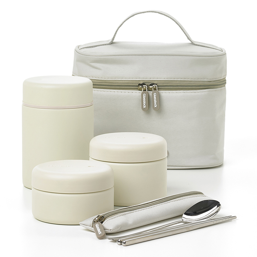 글라스락 플레인 보온도시락 세트 970mL, 현재가 35,100원