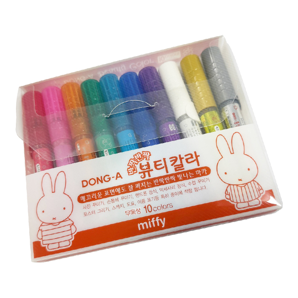동아연필 홍당무 미피 반짝반짝 뷰티칼라 10색세트, 본상품선택 5,000원