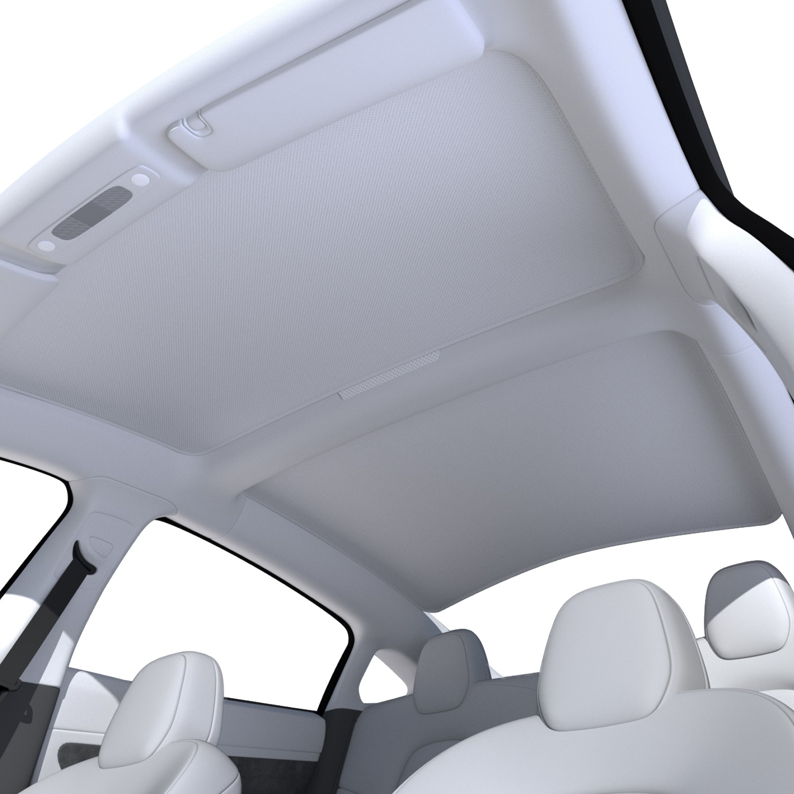 Vihimai 테슬라 모델Y 주니퍼 모델3 하이랜드 전용 썬루프 선쉐이드 (고온 및 자외선 차단, 프리미엄 방열 소재, 간편 설치), 1세트, 라이트 베이지 45,000원