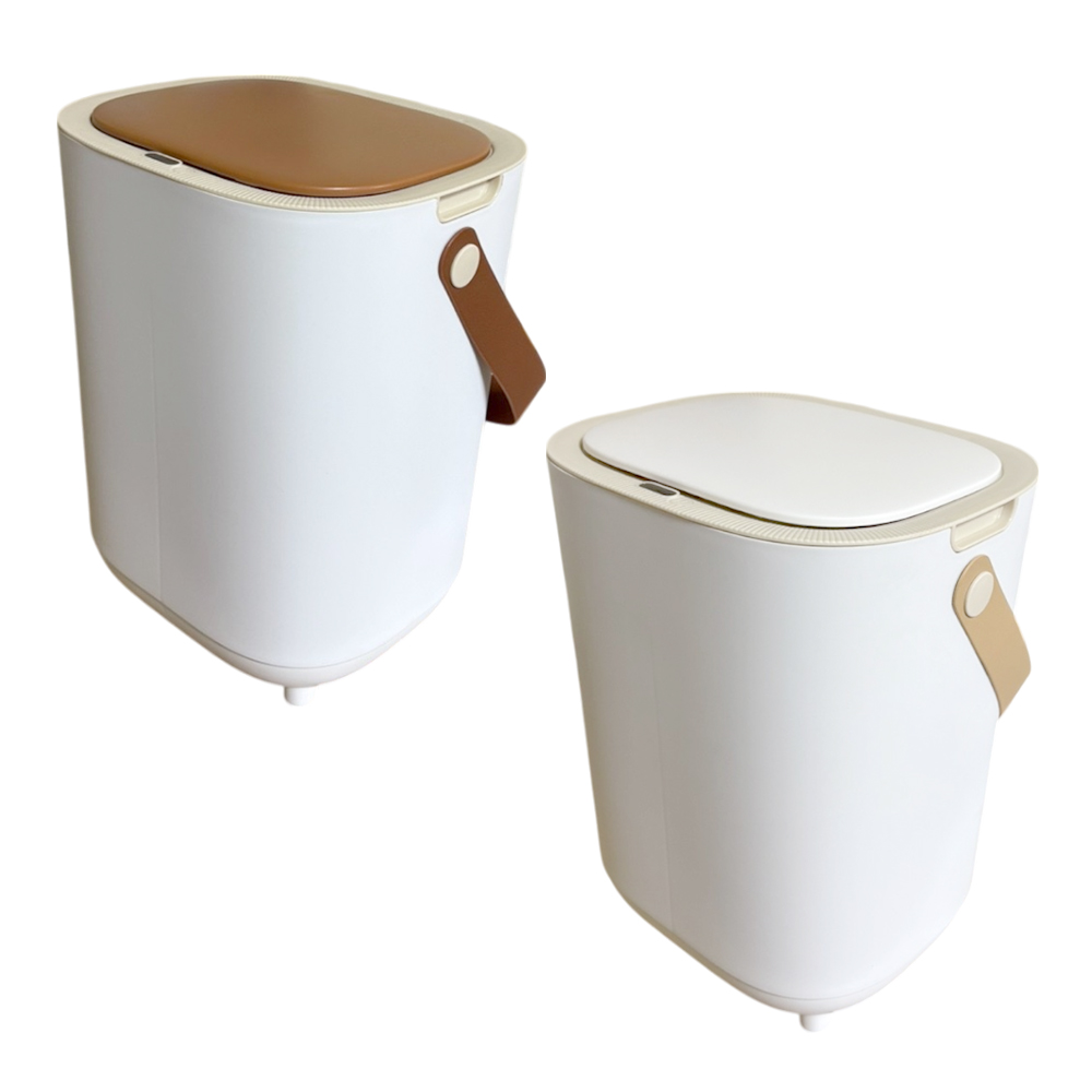 씨스앤홈 무브클린 스마트 전동 센서 휴지통 모션 인식 냄새차단 (13L) 쓰레기통, 브라운 23,900원