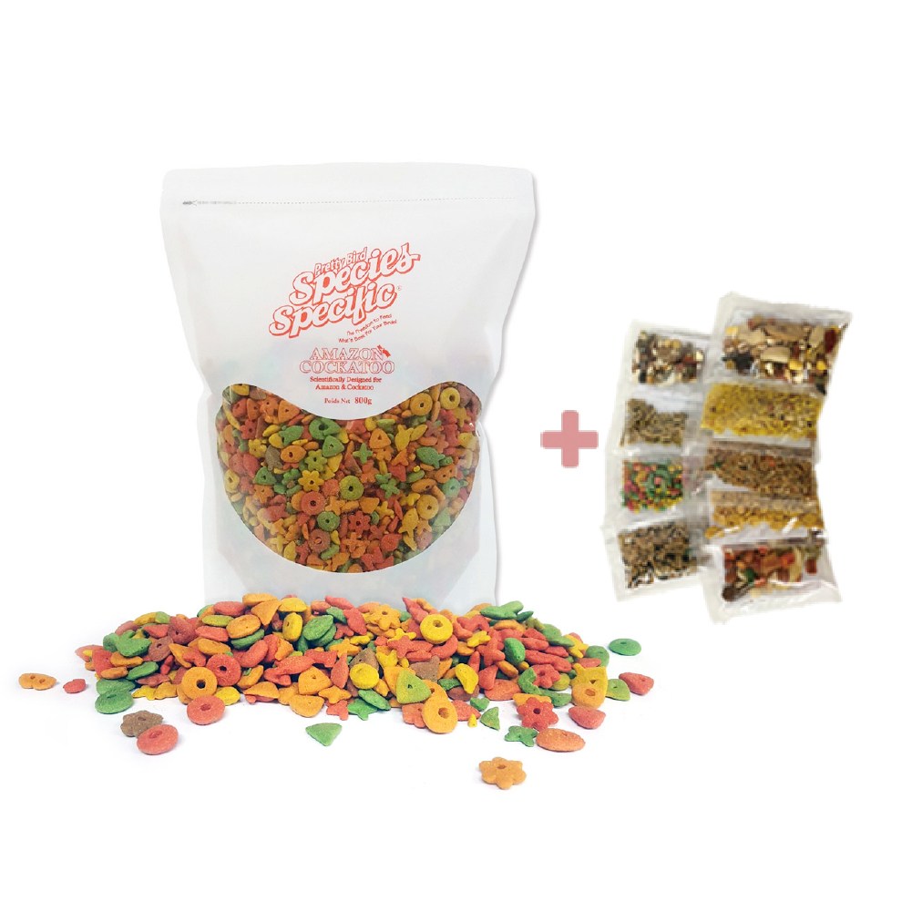 앵무새 펠렛 프리티버드 스페셜 아마존&코카투 맞춤 800g 사료 먹이 용품, 1개, 800g 23,500원