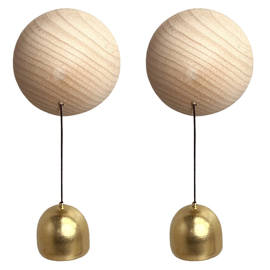 모나코올리브 심플리 원목 자석 도어벨 13,600원