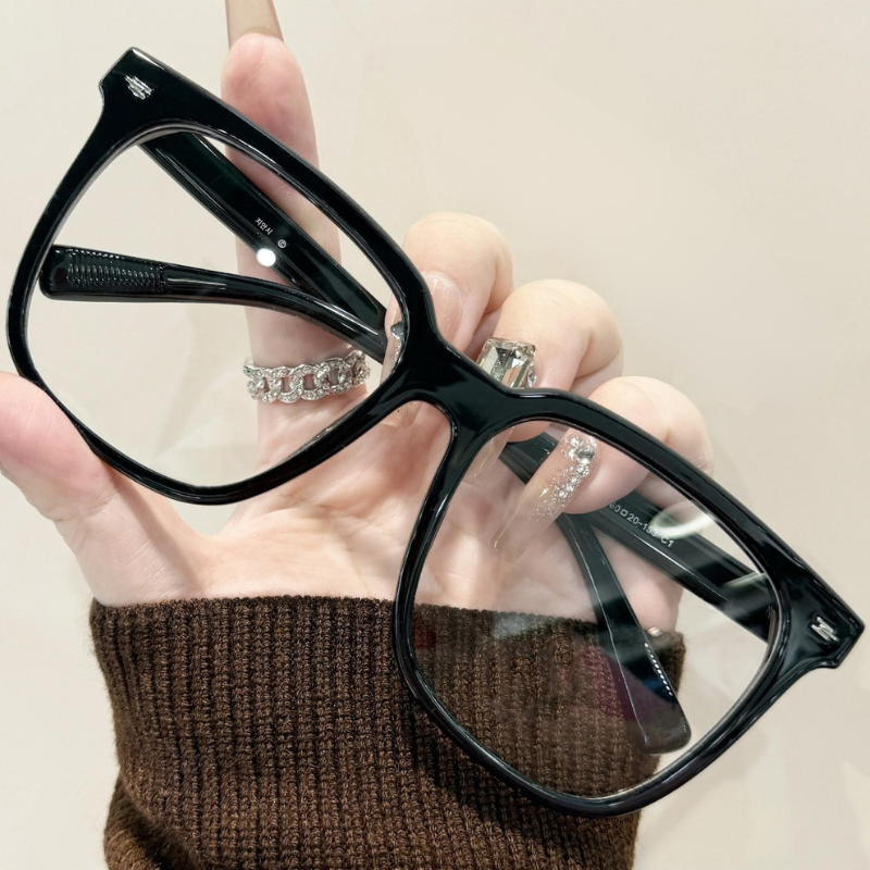 오버사이즈 빅사이즈 안경테 165mm 대두용 얼큰이 남녀공용 사각 블랙 뿔테 56,000원