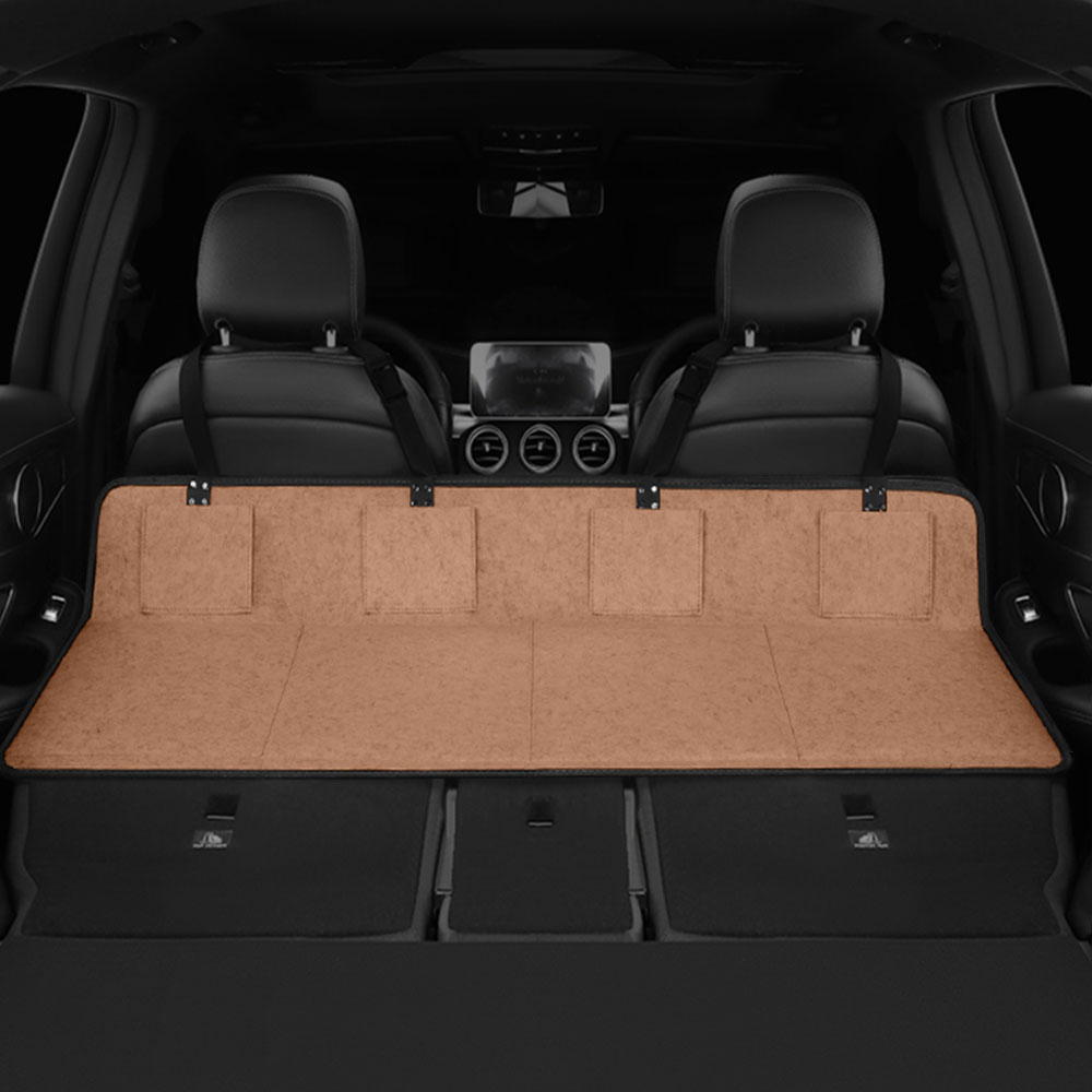 크로니클 차량용 뒷좌석 평탄화 캠핑 접이식 수납 매트 4포인트 M, 브라운, 컨텐츠 참조 33,230원