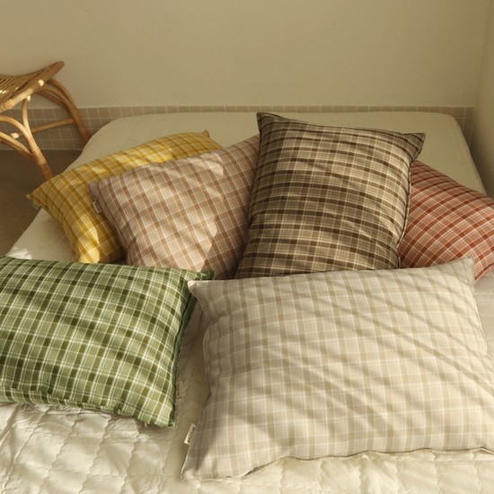 바자르 코코 체크 베개커버 40x60/50x70 12,900원