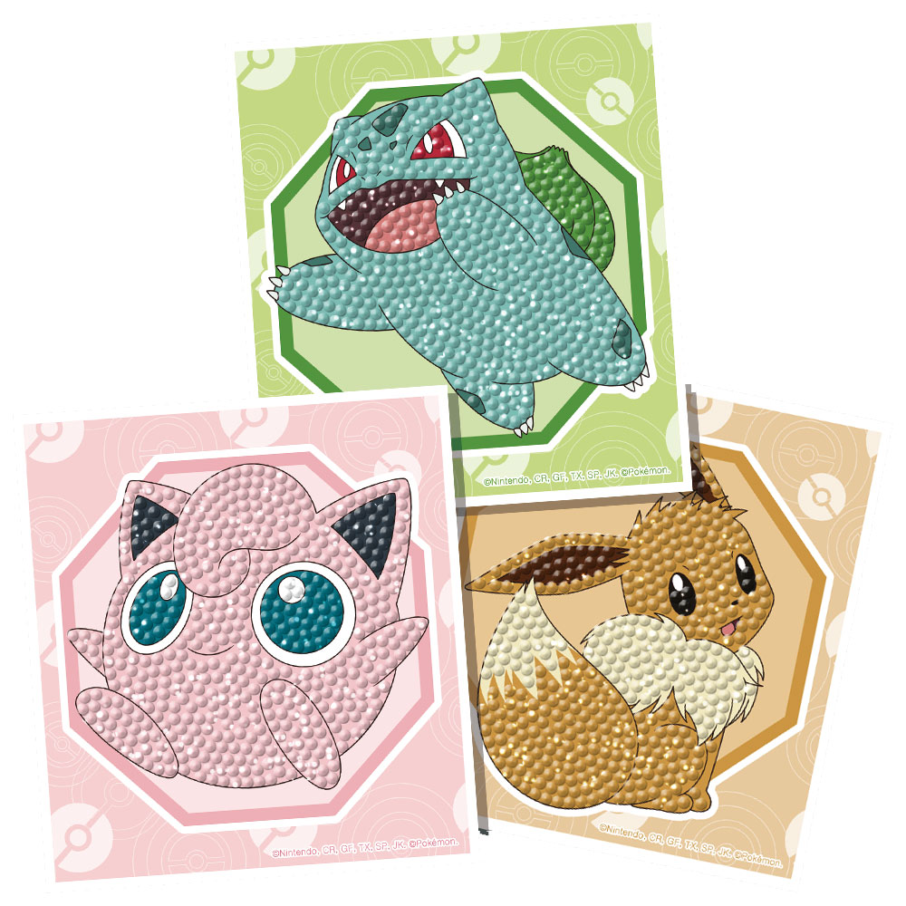 포켓몬스터 보석십자수 스티커 3종 안녕친구들 10X11 7,200원