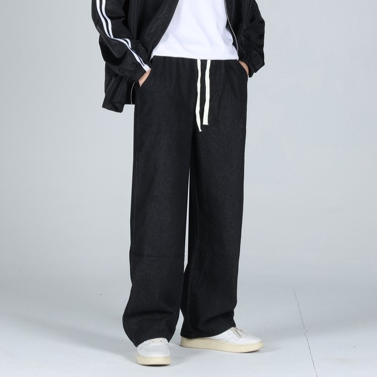 이브클로젯 남성용 빅사이즈 밴딩 세미 와이드 청바지 6690-1 38,800원