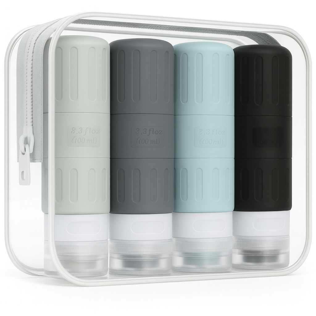 로열스테디 새지않는 기내반입 100ml 여행용 공병 세트, 1세트, 혼합색상C 17,700원