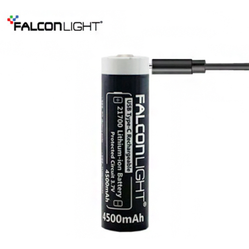 팔콘라이트 고용량 21700 배터리 4500mAh 보호회로, 1개, 1개입 12,000원