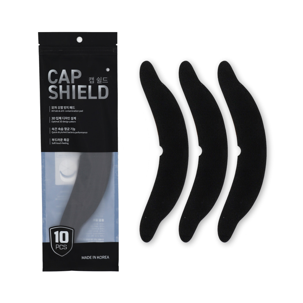 캡쉴드 모자오염방지패드 1팩 10개입, 블랙, 1개 10,900원