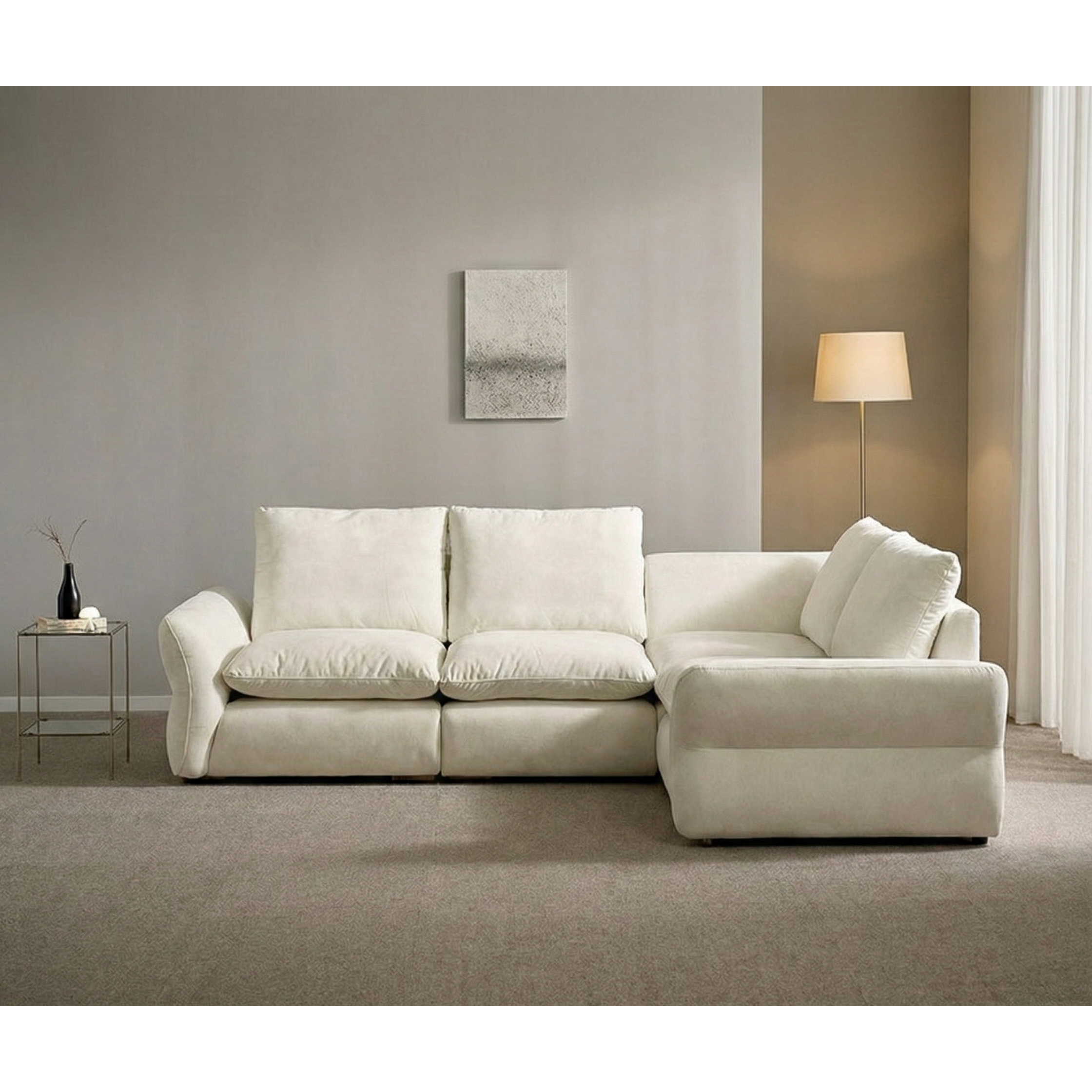 라라홈 누아젤 모듈형 스윙 패브릭 코너형 소파 699,000원