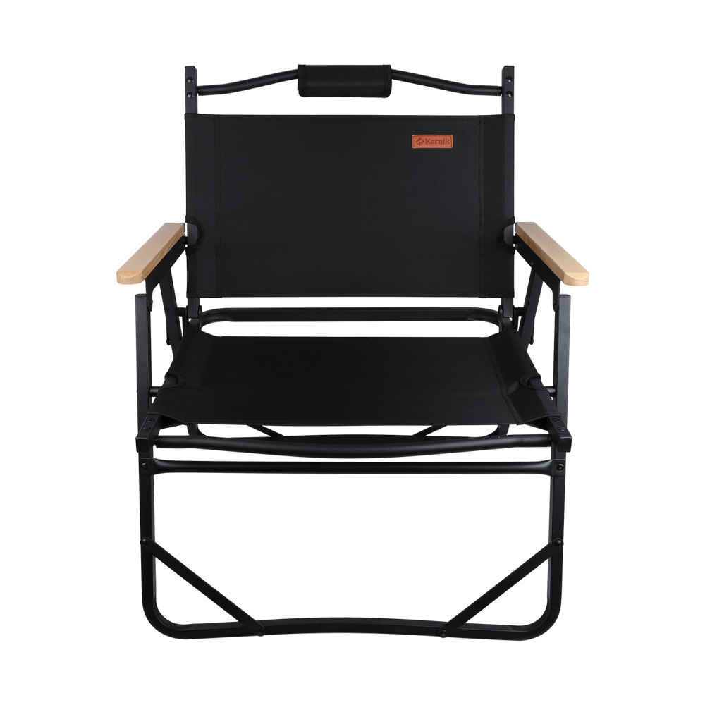 카르닉 코지 플랫 접이식 캠핑의자 원터치 폴딩체어 (보관가방), 1개, 원터치 플랫의자 블랙 39,900원