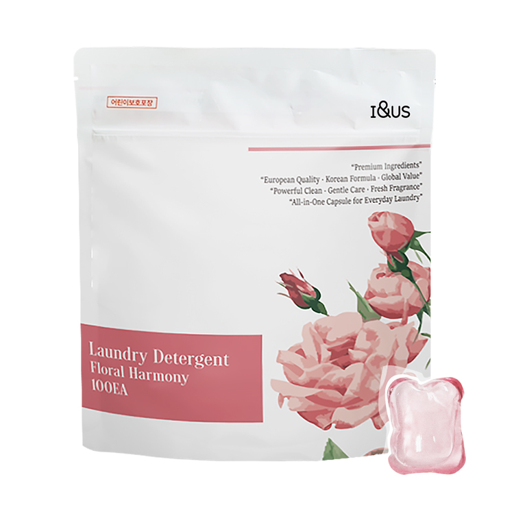 아이앤어스 100% 국내생산 프리미엄 올인원 드럼 일반 겸용 세탁 캡슐세제 플로럴하모니, 6개, 100개입 89,400원
