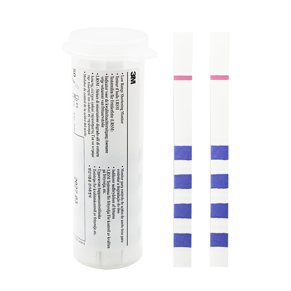 푸른망고 측정이 편리한 식용유 튀김 치킨 오일 기름 산가 산패 측정 3M 산가 측정 페이퍼 리트머스 (50스트립) 21,300원