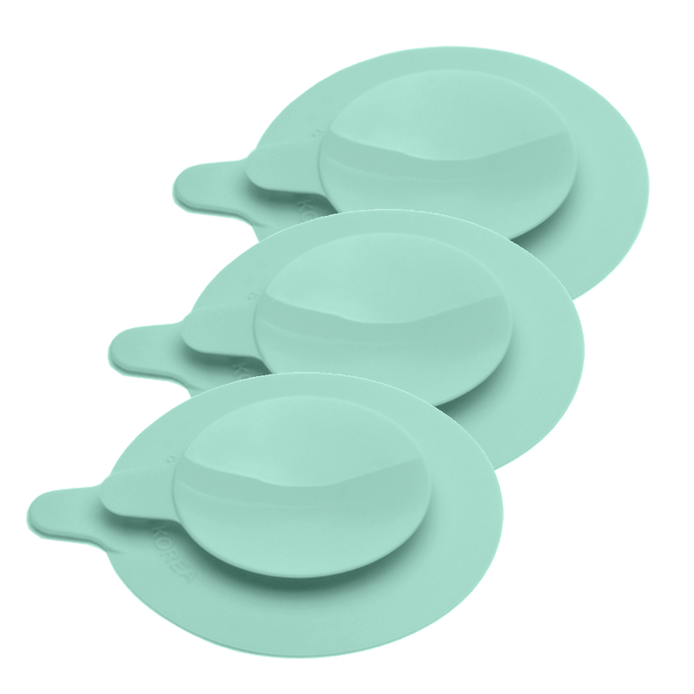 베베락 실리콘 양면 흡착판, 그린, 3개 8,500원