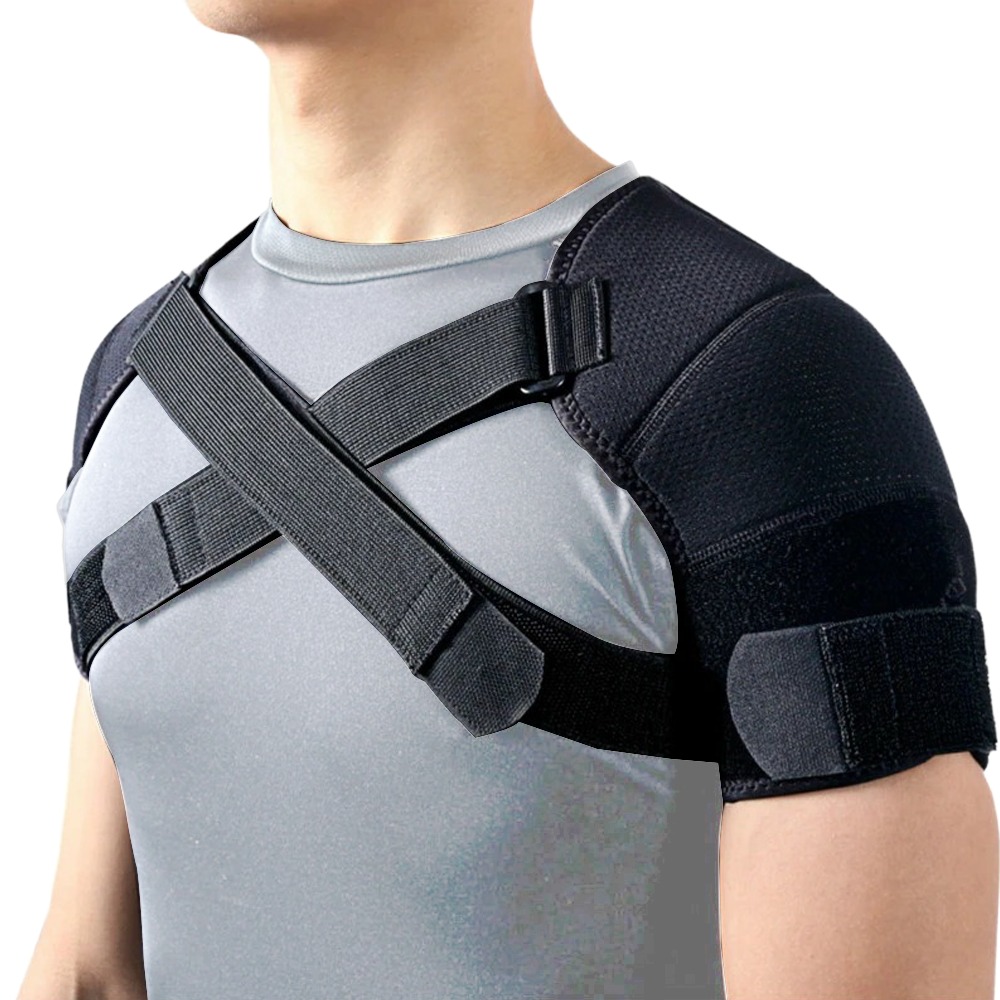 안정적인 고정 & 뛰어난 통기성 비피스포츠 어깨보호대 - 인체공학적 크로스 서포트, 1개 29,000원