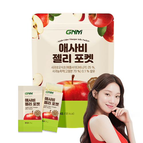 GNM 애사비 애플 사이다 비니거 젤리 포켓 14포, 1개, 280g 13,900원
