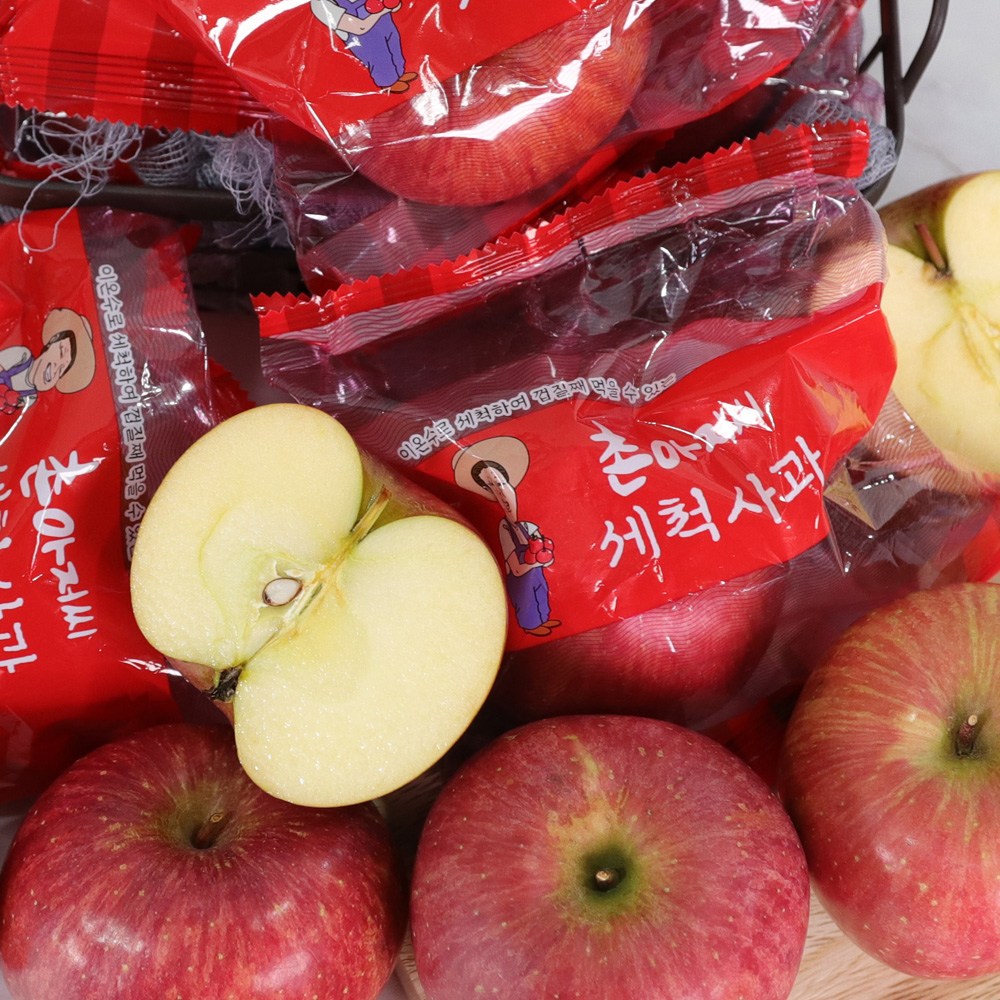 금메달농수산 껍질째먹는 26년 세척 부사사과, 1개, 8kg 중과 (28-37과) 68,400원