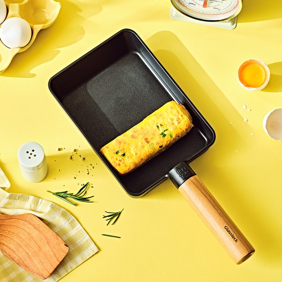 글라스락 셰프토프 IH 우드핸들 사각 에그팬 22,400원