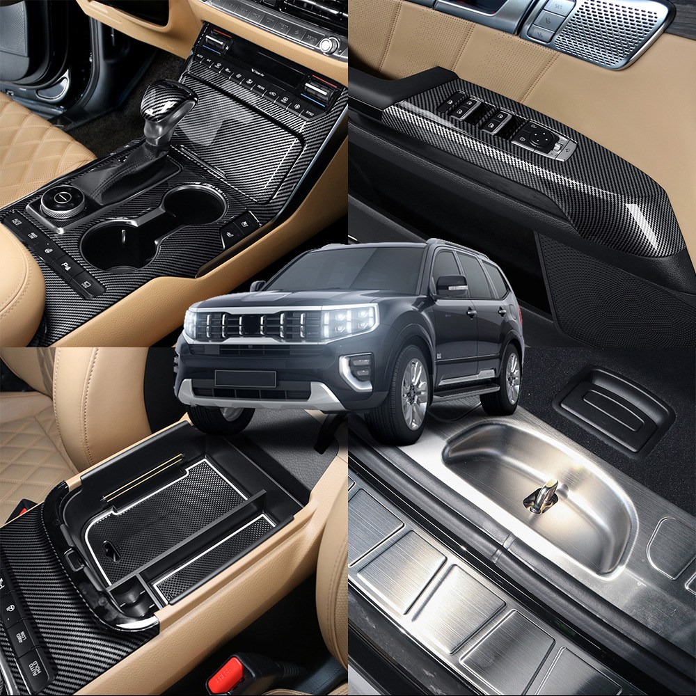 더블랙 호환 모하비 더마스터 실내 실외 튜닝 용품 모음전 카본 몰딩 10,500원