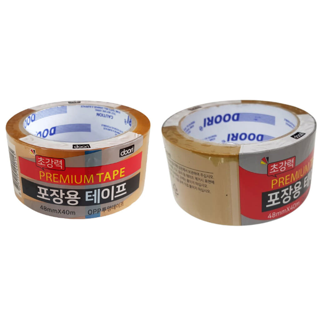 두리 초강력 박스테이프 투명 1박스 포장용 48mmx40m 90,000원