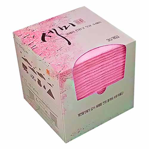 세미 뽑아쓰는 수세미 핑크, 30개입, 1개 4,000원