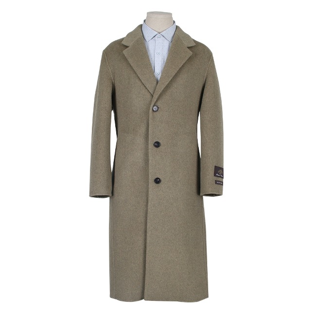 핸드메이드봉제 카키 오버핏 롱코트 B234LCLC542 299,000원