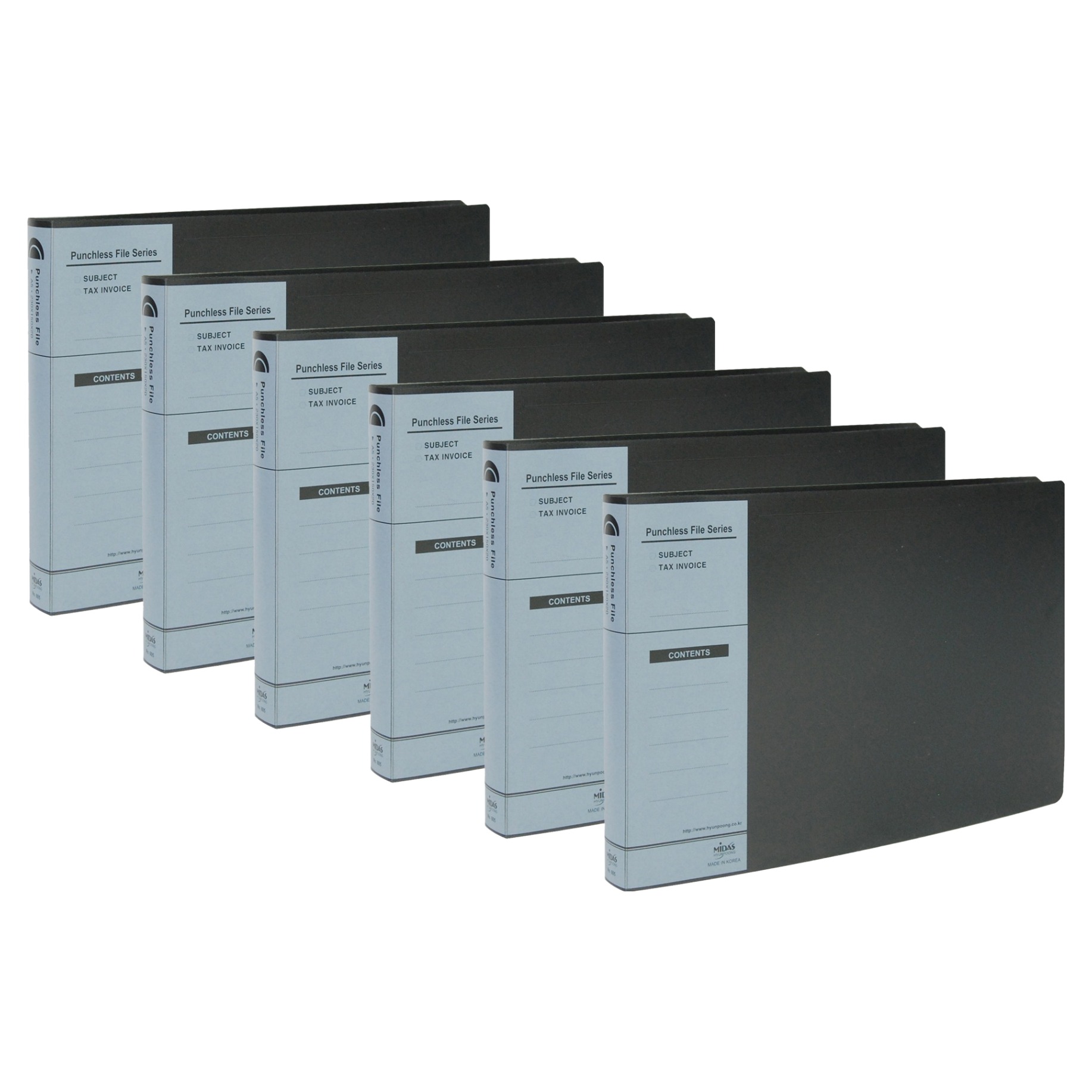 현풍 PP 세금철화일 UV인쇄 A5, 흑색, 6개 6,300원