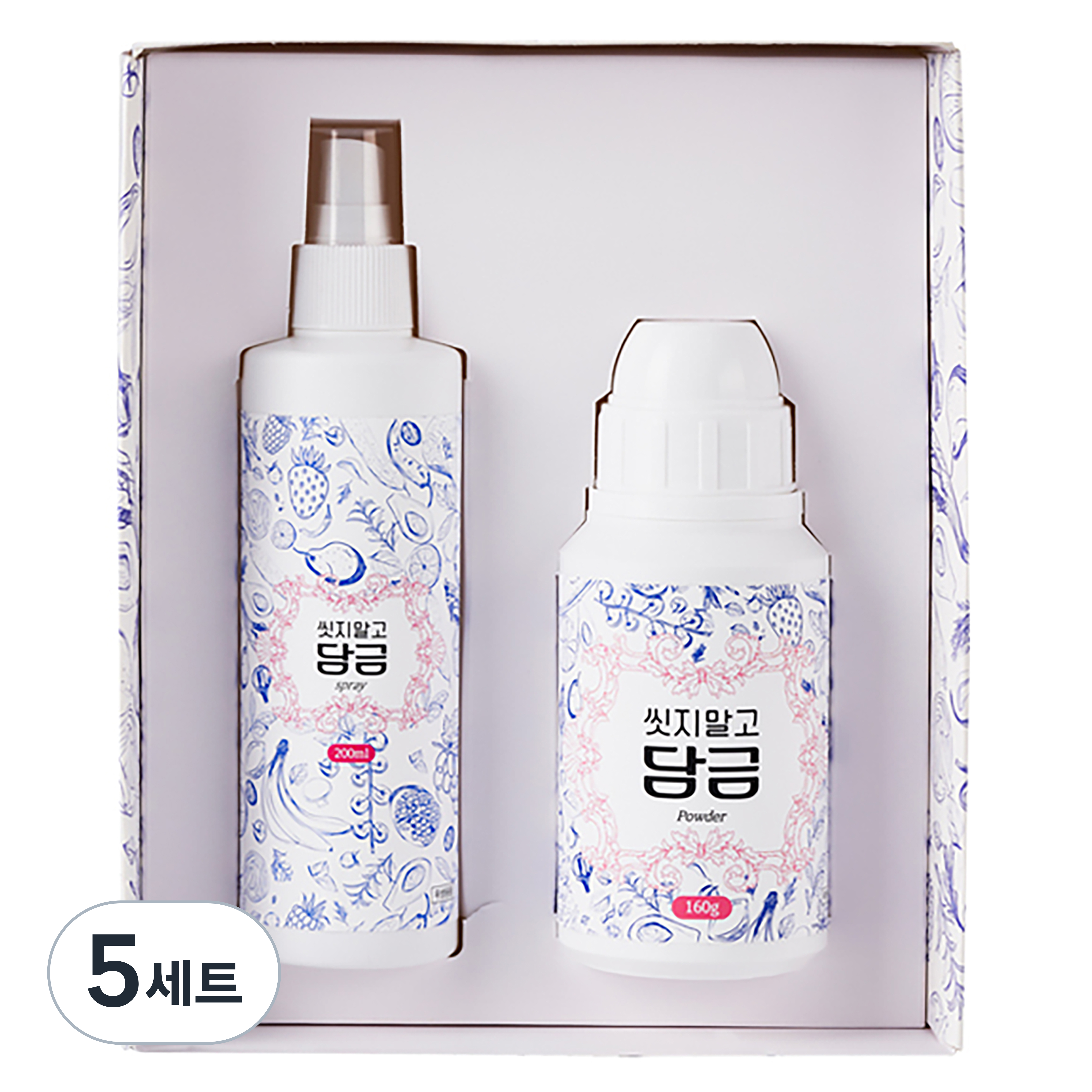 씻지말고담금 과일세정제 2종 세트, 5세트 95,000원