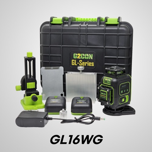 G2CON 지투콘 초소형 4D 그린 라인 레이저 레벨기 GL-16WG 수평 수직 측정 GL16WG 106,480원