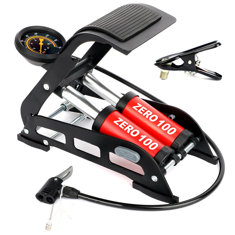 카모아 제로백 발펌프(어댑터 4종) 에어펌프 자동차 자전거 휠체어 풋펌프 공기주입기 24,990원