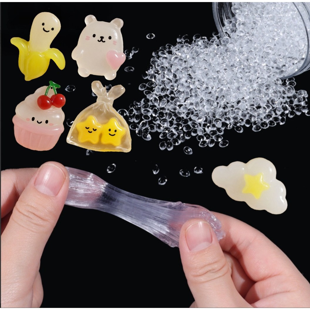 [KC인증] 골드마인 물라스틱 물에 녹는 플라스틱 젤리플라 키링 만들기 키트 200g, 1개, 화이트 200g + 키링부자재 21,200원