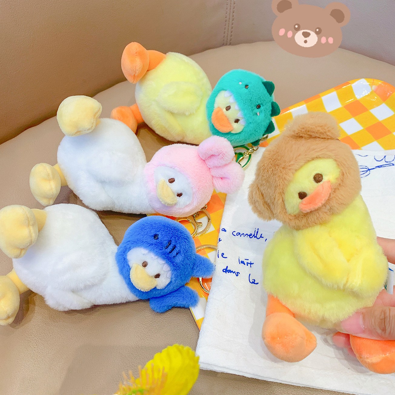 라블라네 갸우뚱 오리 인형 가방 키링 4,800원