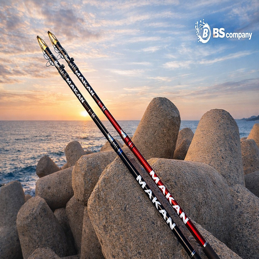 BS컴퍼니 마칸 원투낚시대 30-425 갯바위 서프 올라운드 원투대, 블랙 95,000원