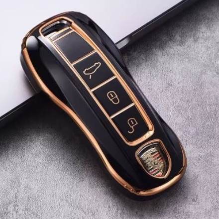 TG 포르쉐 호환용 키케이스 파나메라 카이엔 911 3버튼 스마트 키케이스 키커버, 블랙 9,500원