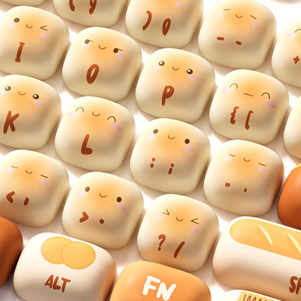 식빵키캡 커스텀 찐빵 MOG 투명 열승화 측각 PBT 138키 앱코 독거미 키보드 키캡 39,800원