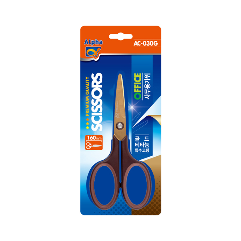 알파 티타늄가위 골드 AC030G 16cm 44,700원