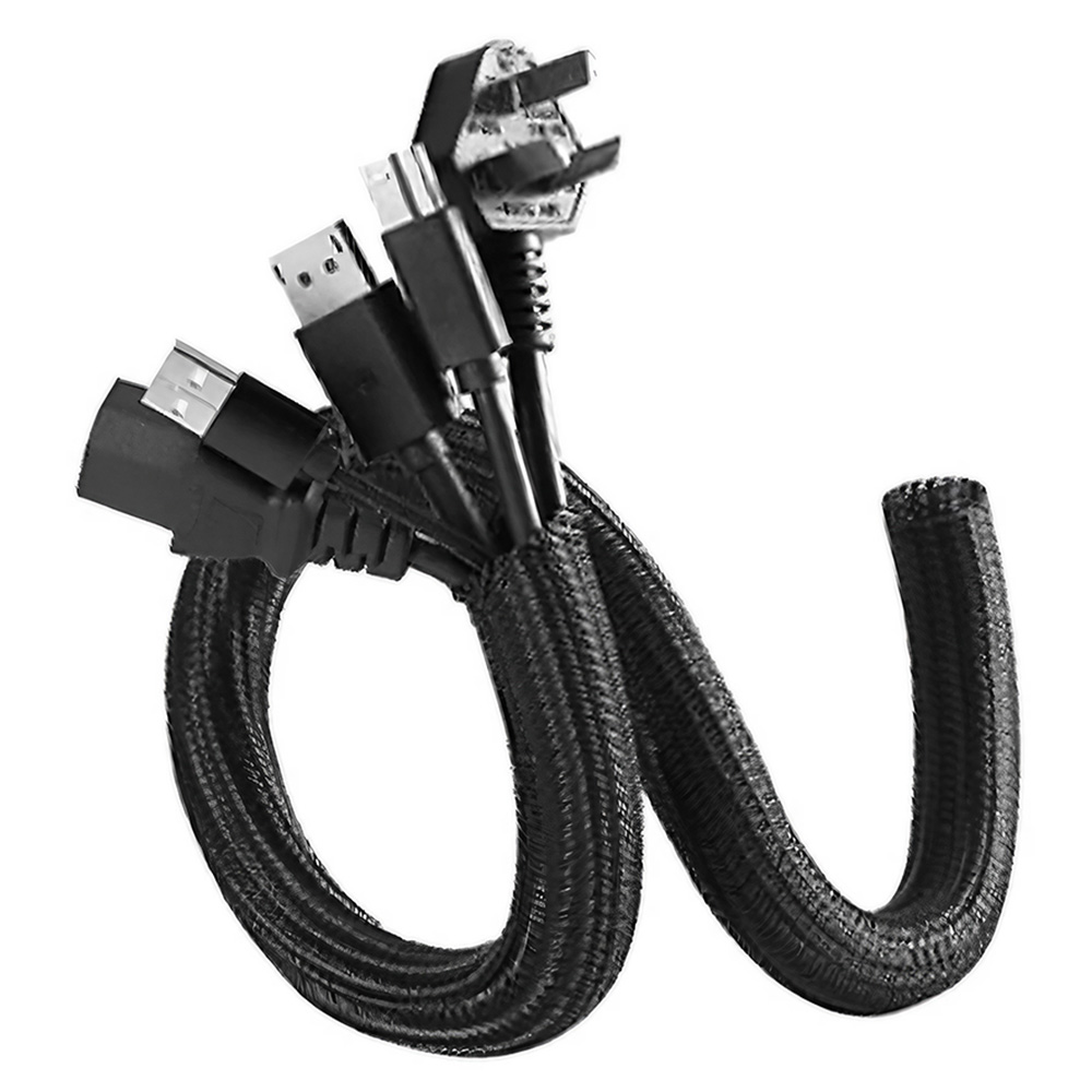 앞날창창 전선 정리 익스펜더 케이블 보호 튜브 커버, 1개, 블랙 6,510원