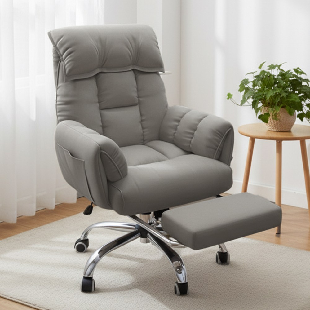 하루꿈 각도 및 팔걸이 조절 컴퓨터 사무용 공부 의자 게이밍 발받침 포함 책상 컴퓨터 의자 89,200원