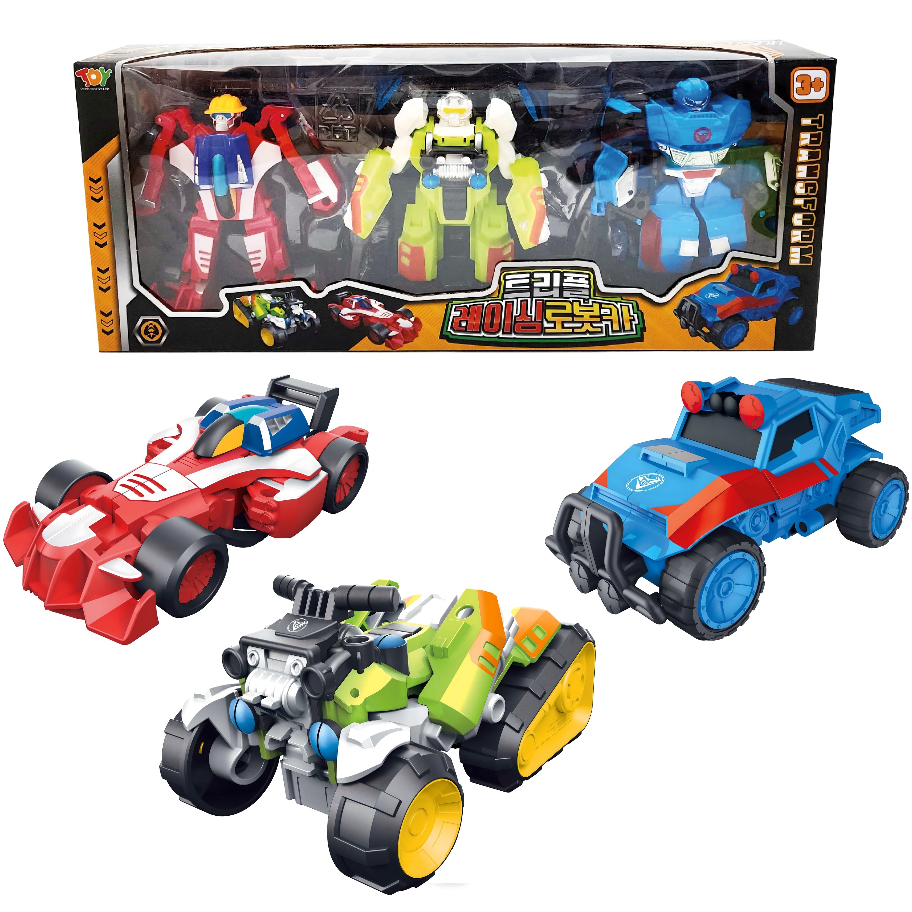 토이앤토이 트리플 레이싱로봇카 완구 9,900원