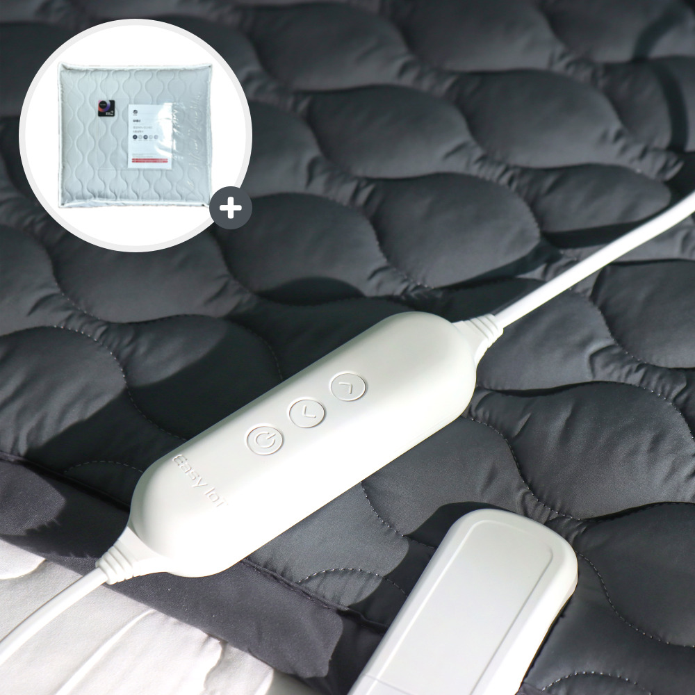 [전자파없는 26년형] 한일의료기 x 오테너 IOT 그래핀 탄소매트 특허받은 20온스 두툼한 카본매트, 02. 슈퍼싱글 110x200, 딥네이비 129,000원