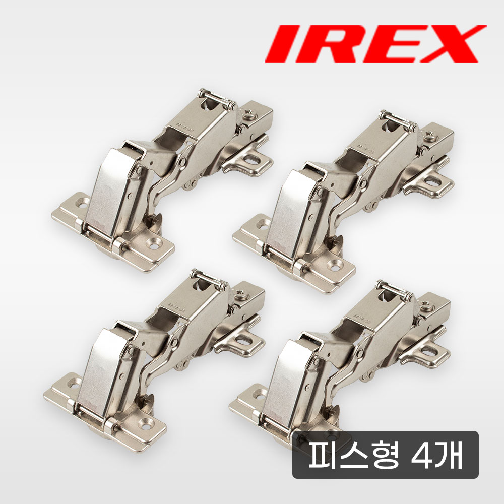 [철물인] IREX 장롱경첩 165도 저압댐퍼내장 아웃도어 피스형 16,400원