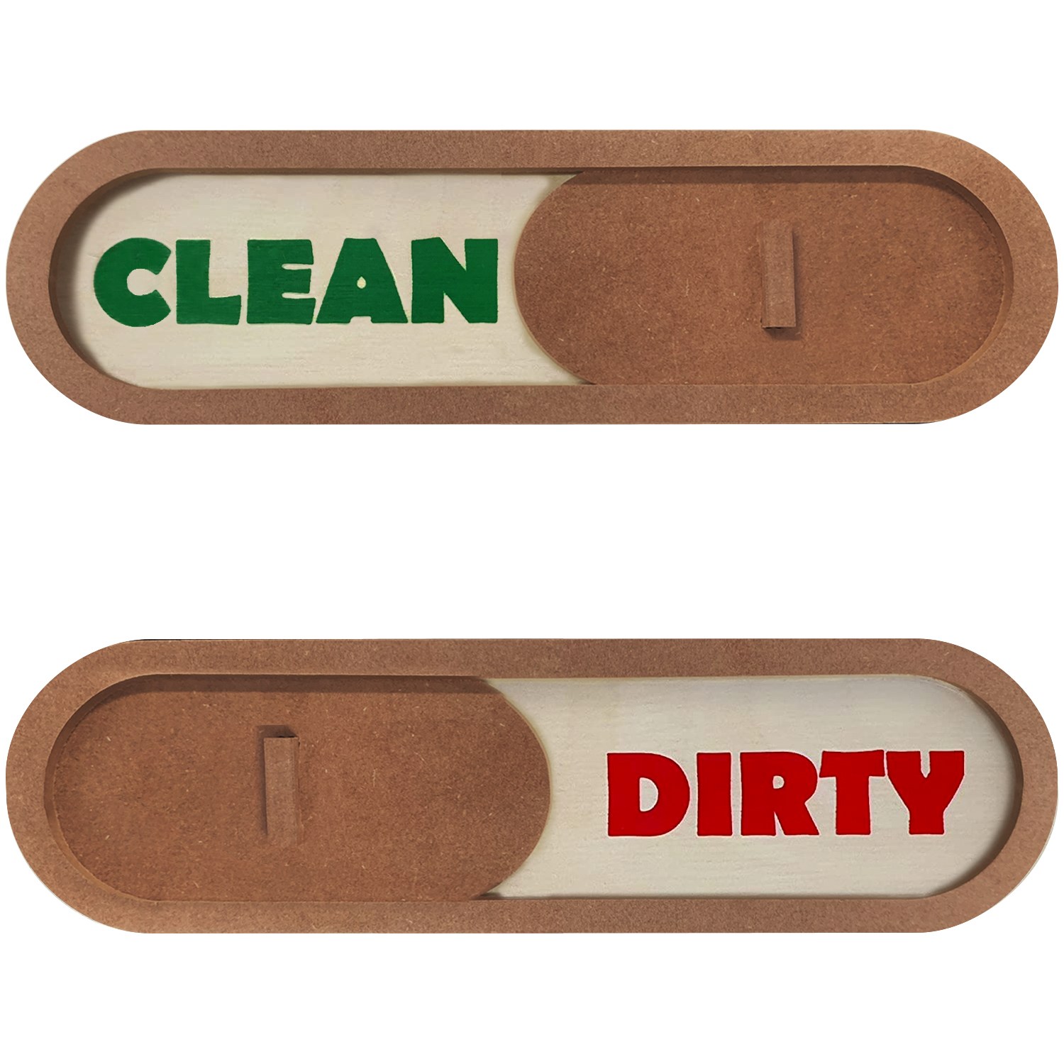 긱베어 클린더티 슬라이딩 사인 자석 식기세척기용 마그넷 clean dirty sliding sign, 브라운 15,900원