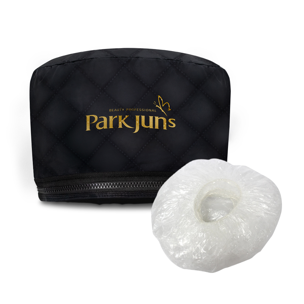 박준뷰티랩 전기 헤어캡 + 비닐 헤어캡 50p 세트, PGCP-001, 블랙, 단일색상 37,300원